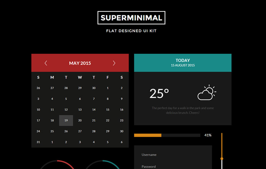 Super Minimal V2 UI Kit [ HTML ]