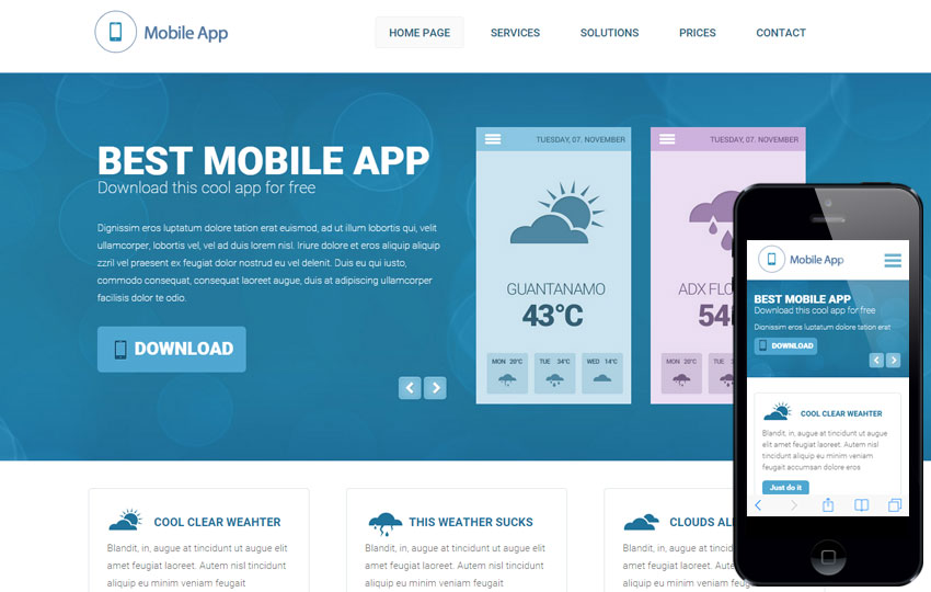 Mobile App based [ HTML ]