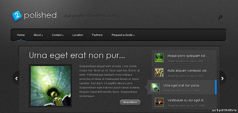 Новый шаблон для uCoz-MVStyle