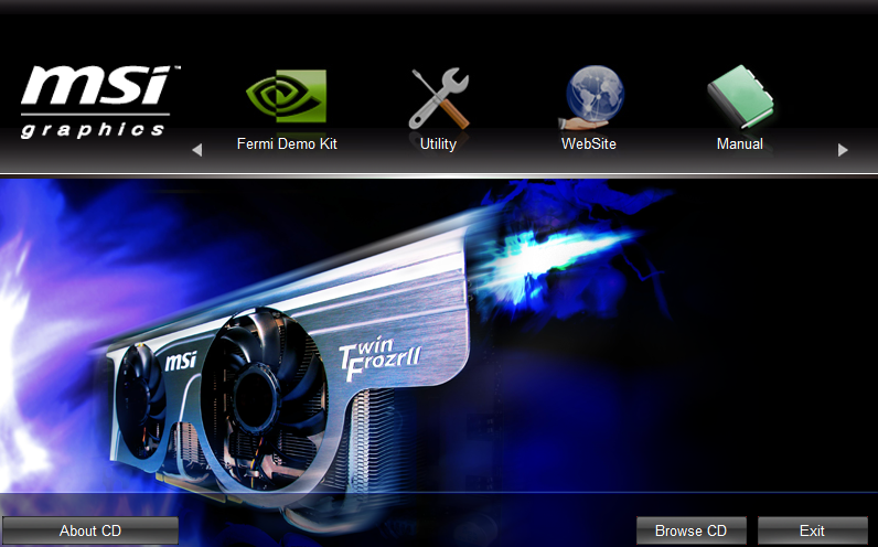 Графический драйвер VGA MSI