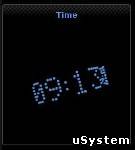 Вертящиеся часы для сайта