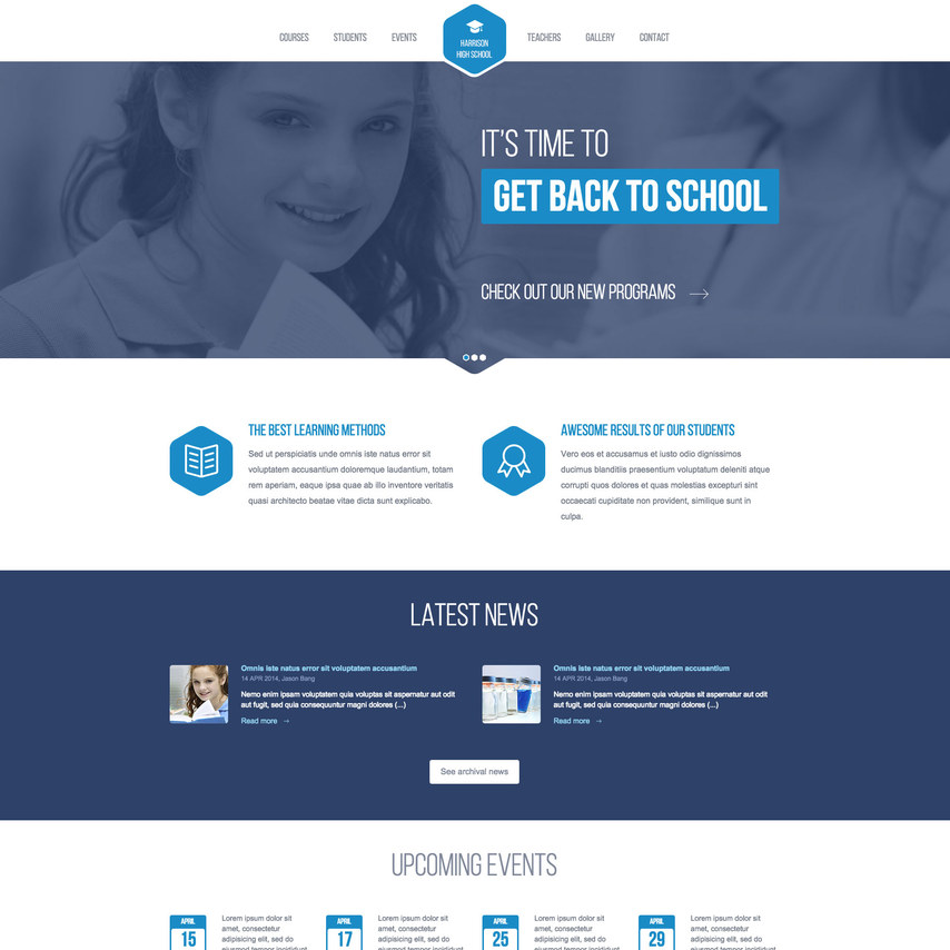 Template Schools [ HTML ]